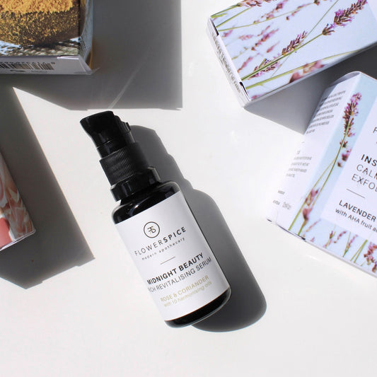 Flower and Spice is Here! Meet Midnigh Beauty, a rich revitalising serum with Rose & Coriander