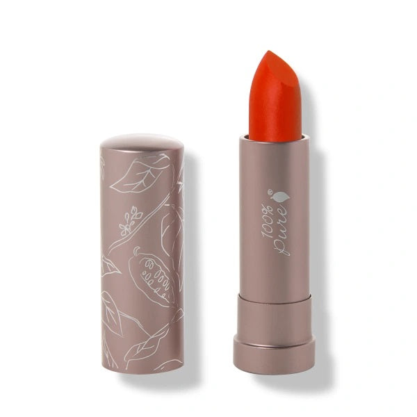 100 PURE Cocoa Butter Matte Lipstick cactus bloom