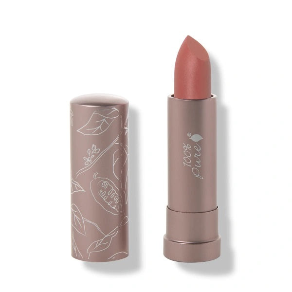 100 PURE Cocoa Butter Matte Lipstick cassia