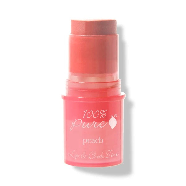 100 PURE  Lip Cheek Tint peach glow