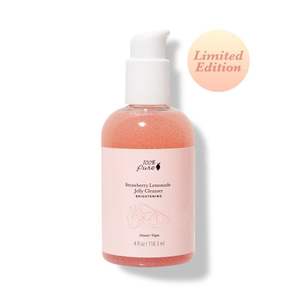 100% pure strawberry lemonade jelly cleanser