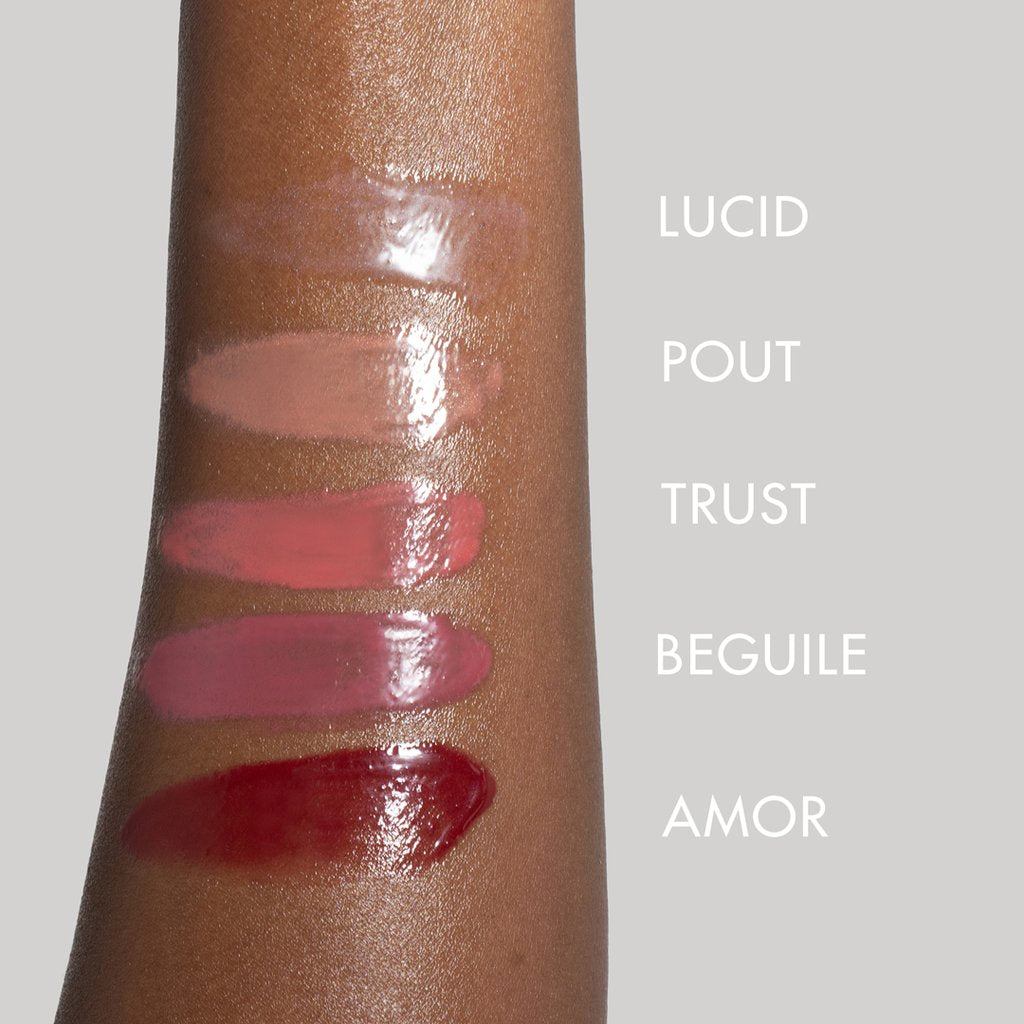 vapour elixir gloss lucid pout trust beguile amor