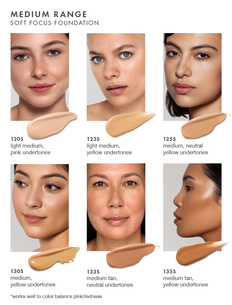 vapour soft focus foundation medium range 120S 123S 125S 130S 133S 135S