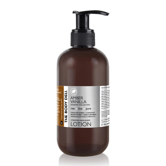 the body deli lotion amber vanilla full