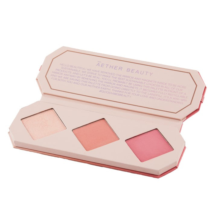 ATHR Beauty Crystal Charged Cheek Palette Rose Quartz