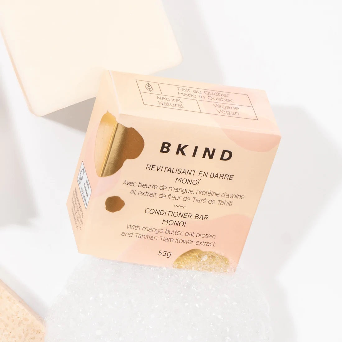 BKIND Conditioner bar Monoi for dry and thin hair