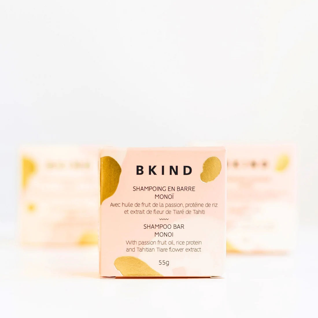 BKIND Shampoo bar Monoi for dry and thin hair