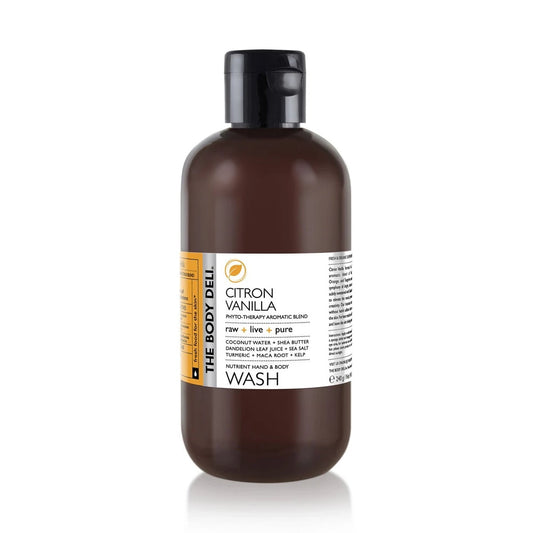 the body deli citron vanilla hand and body wash full