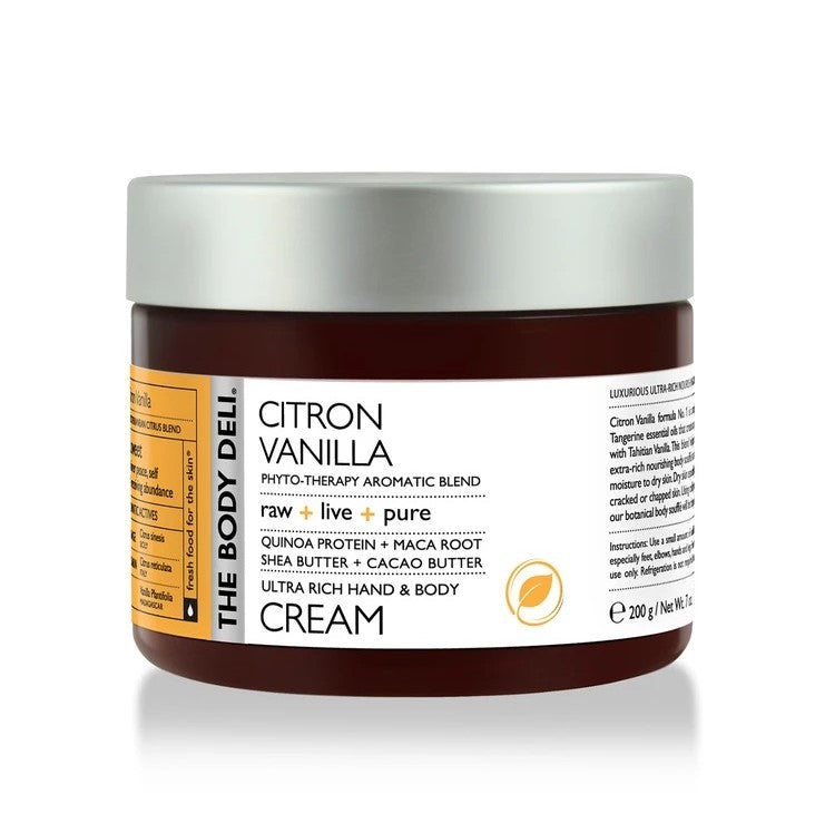 the body deli hand body cream citron vanilla full