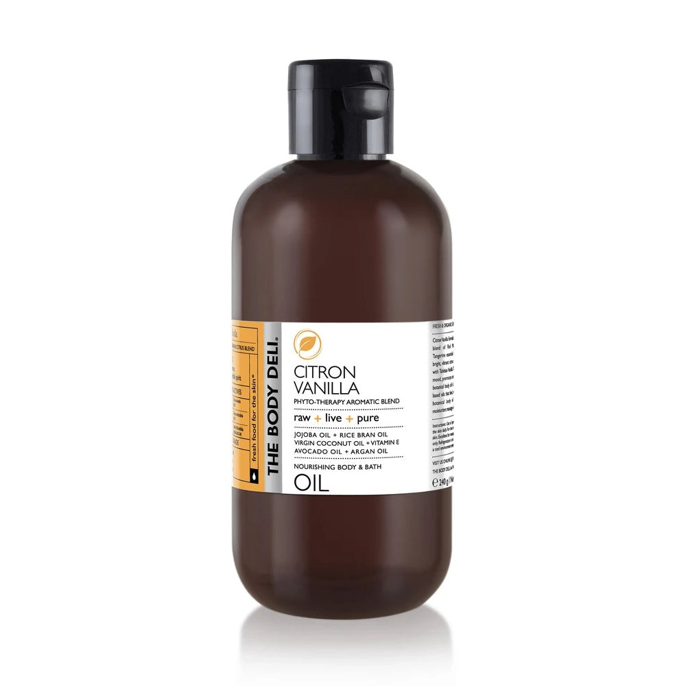 the body deli body bath oil citron vanilla full