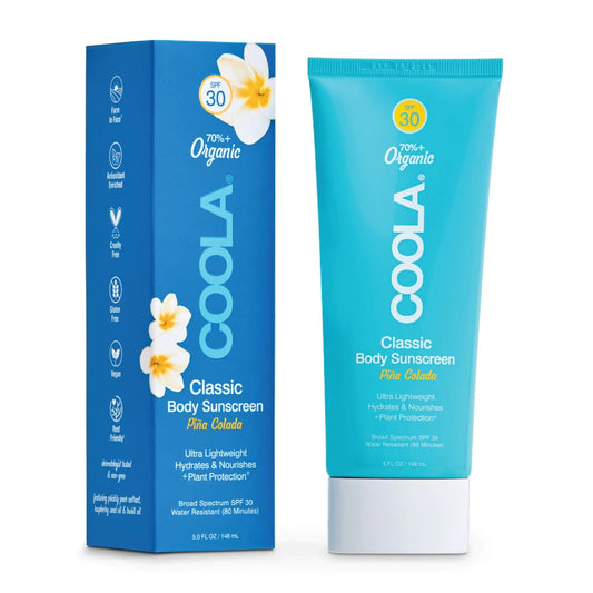 COOLA Classic Body Organic Sunscreen Lotion SPF 30 Pina Colada