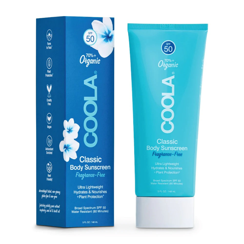 COOLA Classic Body Organic Sunscreen Lotion SPF 50 Fragrance Free