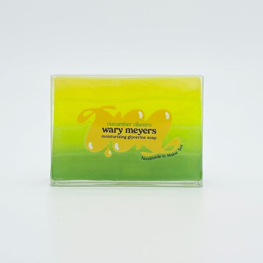 WARY MEYERS - Cucumber & Cilantro Glycerine Soap