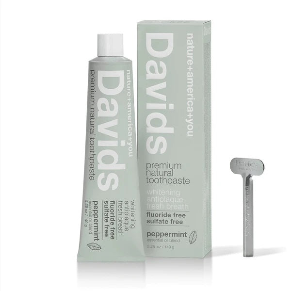 DAVIDS NATURAL TOOTHPASTE Premium Natural Toothpaste Peppermint full size