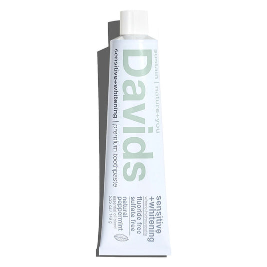 DAVID'S NATURAL TOOTHPASTE Sensitive + Whitening Nano-Hydroxyapatite Toothpaste