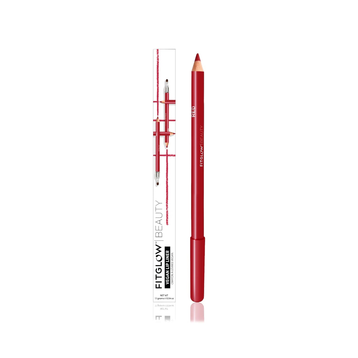 FITGLOW BEAUTY Vegan Lip Liner red