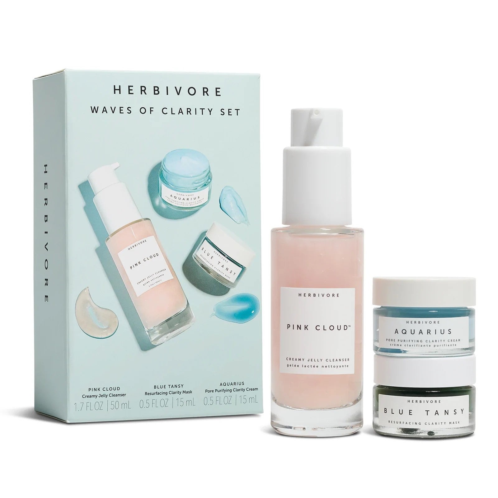 HERBIVORE BOTANICALS WAVES OF CLARITY Pore Purifying Set