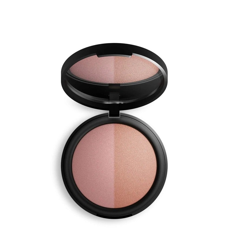 INIKA Baked Mineral Blush Duo burnt peach