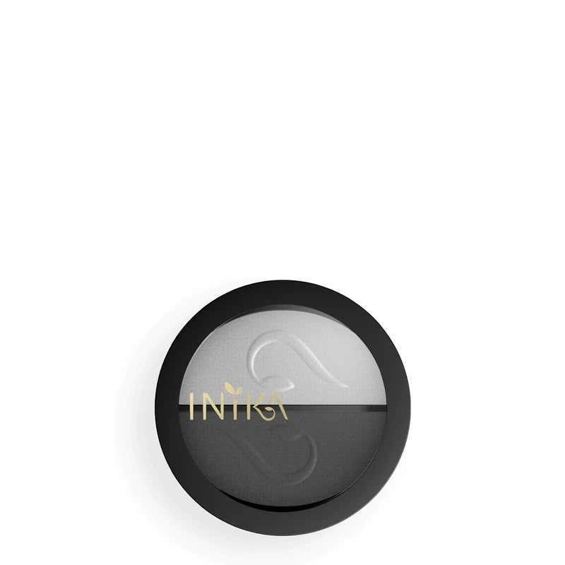 INIKA Pressed Mineral Eye Shadow Duo platinum steel