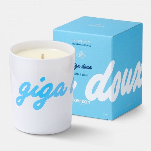 KERZON Fragranced Candle Giga Doux Cedar & Sandalwood