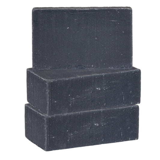 LIVING LIBATIONS Cleansing Charcoal Soap 3 bars of soap