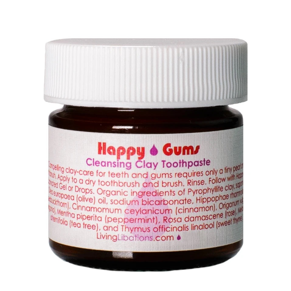 LIVING LIBATIONS Happy Gums Cleansing Clay Toothpaste 25 30