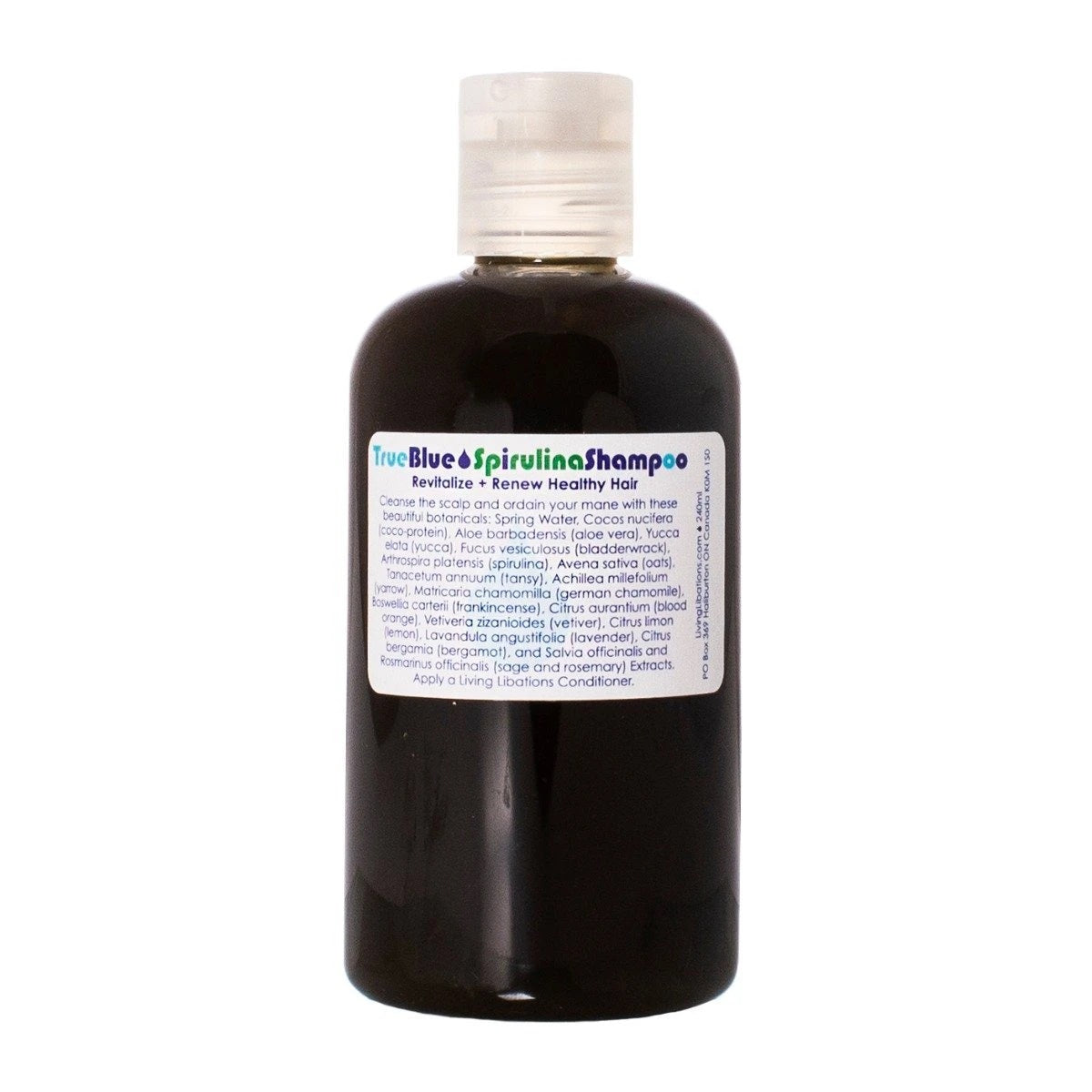 LIVING LIBATIONS True Blue Spirulina Shampoo 240