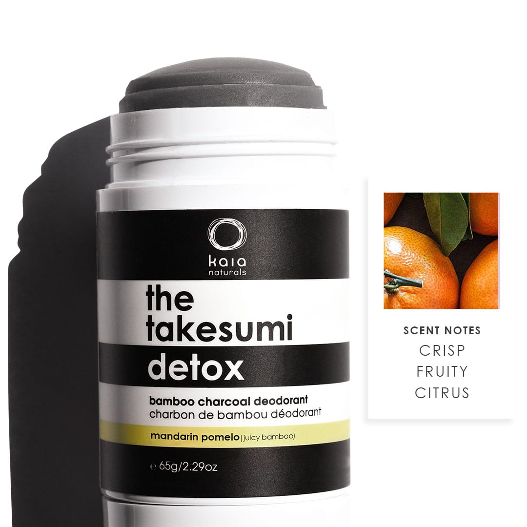 KAIA NATURALS Charcoal Deodorant Mandarin Pomelo full