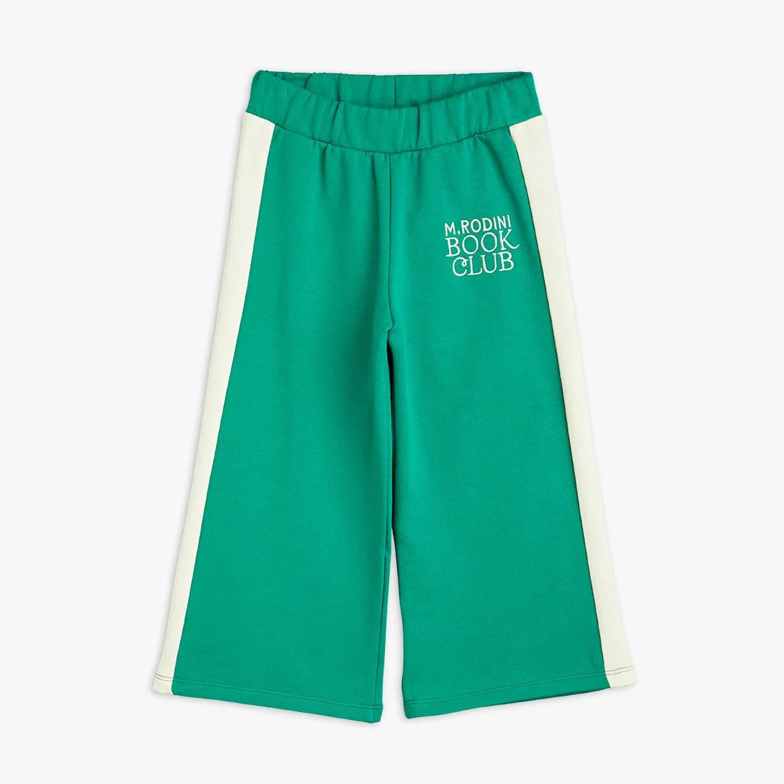 MINI RODINI Book Club Embroidered Sweatpants Green ALWAYS SHOW