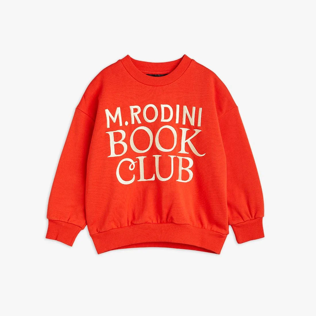 MINI RODINI Book Club Embroidered Sweatshirt ALWAYS SHOW