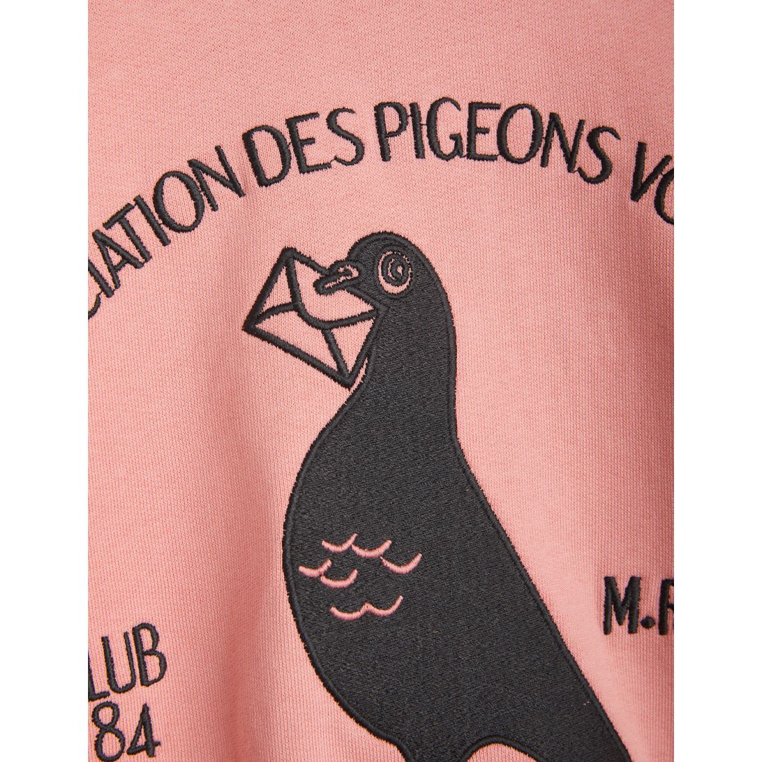 MINI RODINI Pigeon Embroidered Sweatshirt ALWAYS SHOW