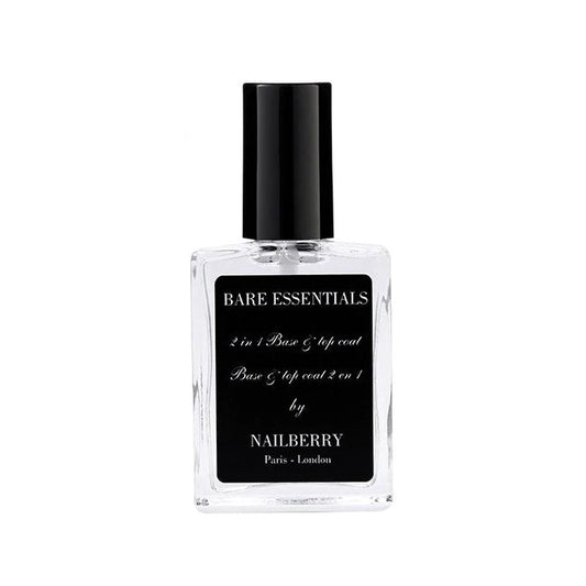 NAILBERRY Bare Essentials 2 in 1 Base Top Coat