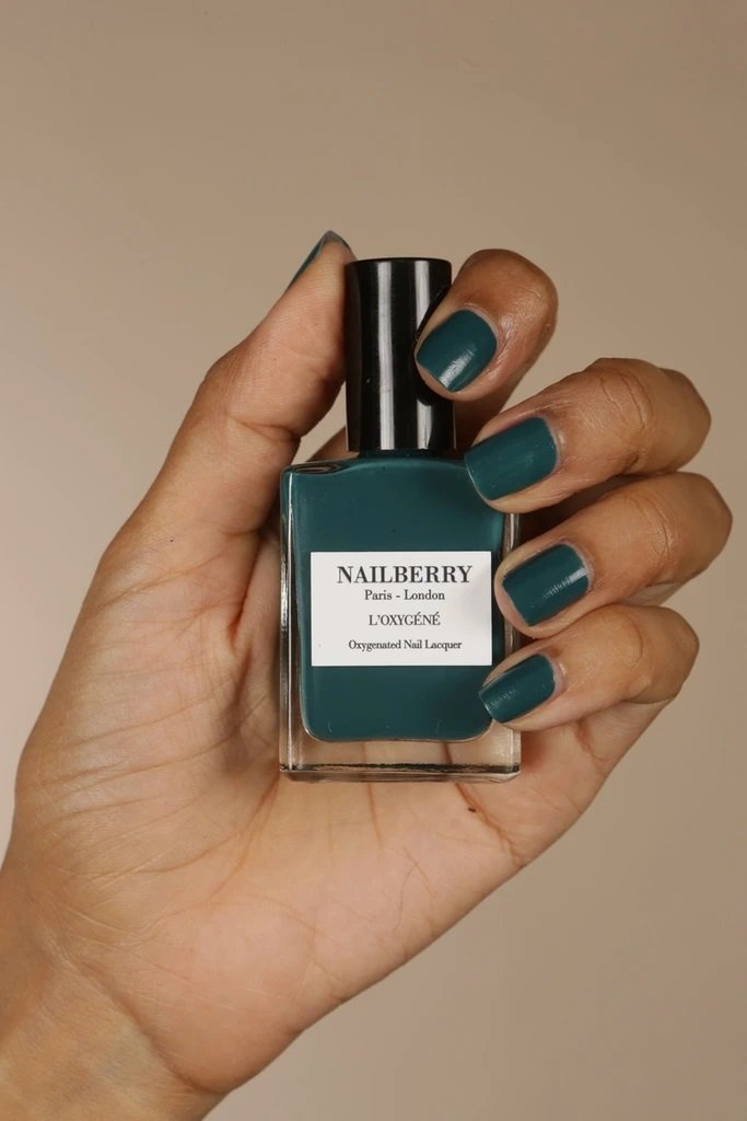 nailberry teal we meet again