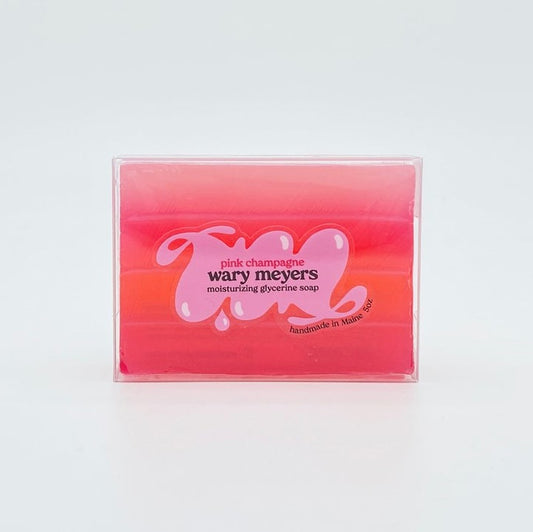 WARY MEYERS - Pink Champagne Glycerine Soap