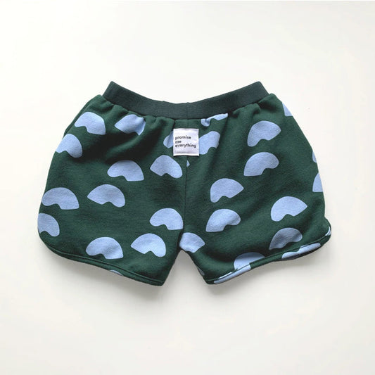 PROMISE ME EVERYTHING Terry Shorts Print Turtles 2y 4y 6y 8y