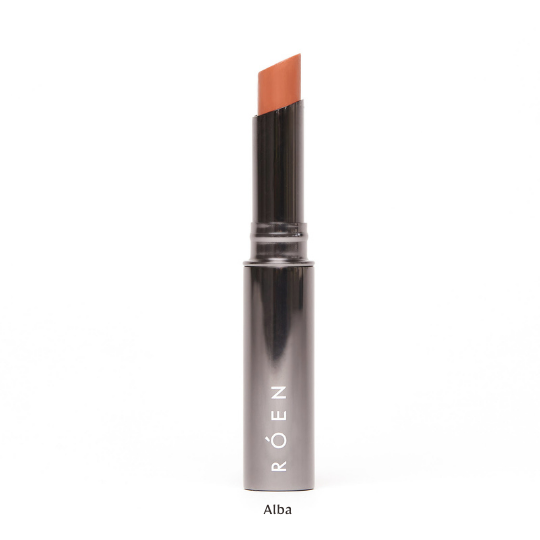 roen elixir tinted lip oil balm alba