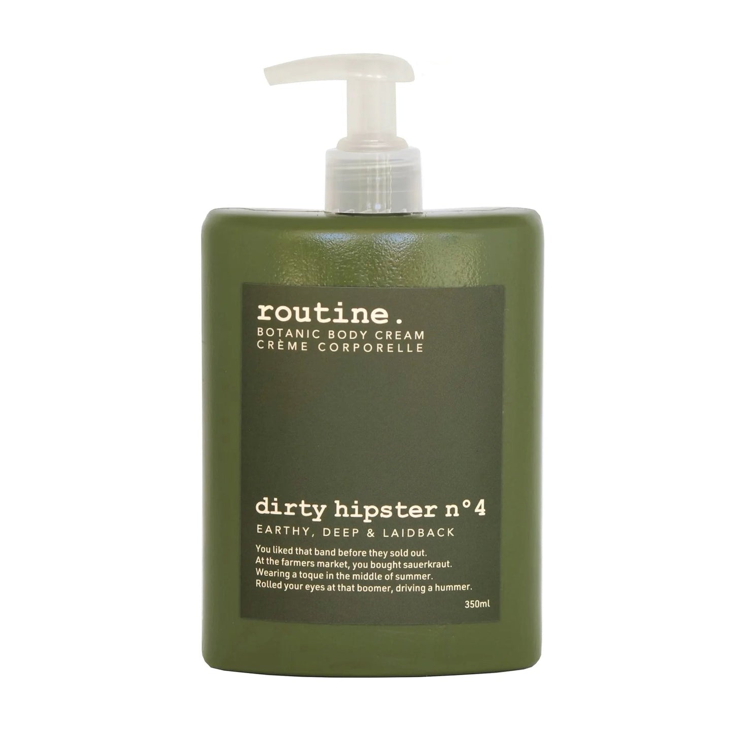 ROUTINE Dirty Hipster No. 4 Botanic Body Cream