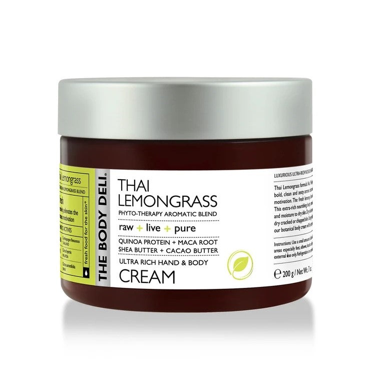 the body deli hand body cream thai lemongrass full