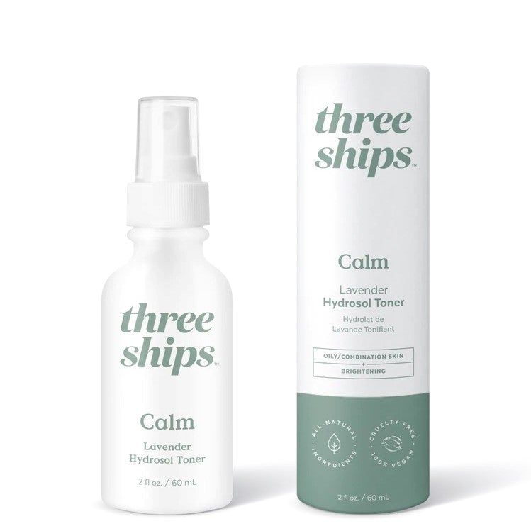 THREE SHIPS Calm Lavender Hydrosol Toner