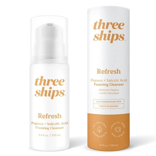 THREE SHIPS Refresh Papaya Salicylic Acid Cleanser