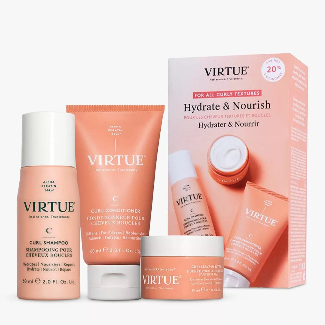 VIRTUE Curl Discovery Haircare Gift Set